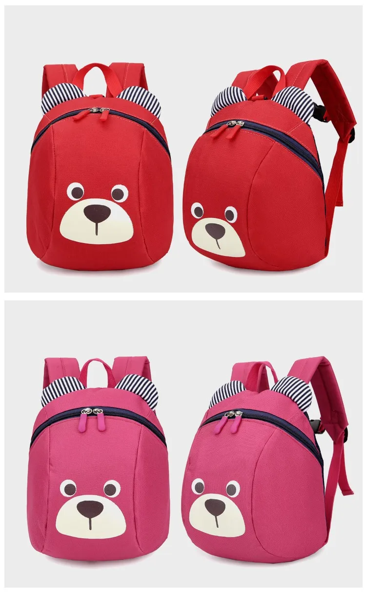 Aged 1-3 Toddler backpack Anti-lost kids baby bag cute animal dog children backpacks kindergarten school bag mochila escolar 10