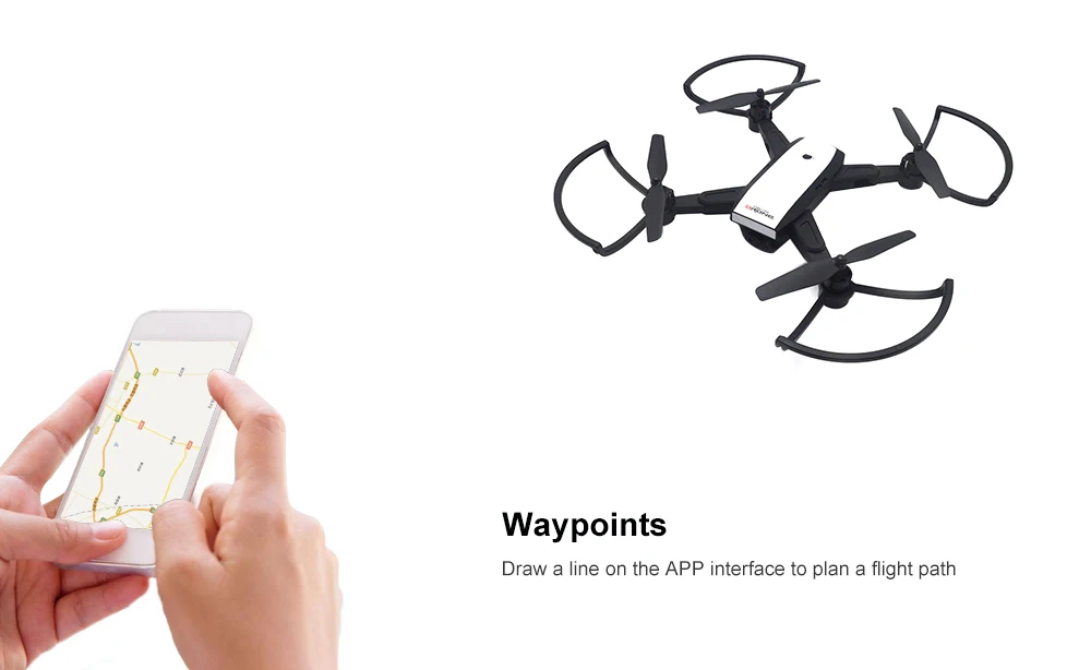 LEAD HONOR LH-X28WF Wi-Fi FPV RC Дрон GPS высота удержания Waypoint точка внимания следуют за одним ключом возврата квадрокоптера вертолетов