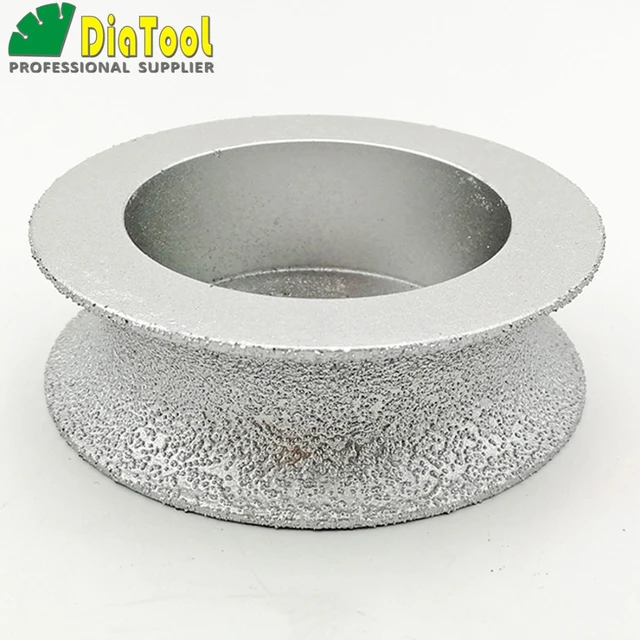 SHDIATOadvocate-Meule diamantée brasée sous vide, disques de meulage de  bord de roue, profil demi-rond, marbre et granit, 75mm x 20mm - AliExpress