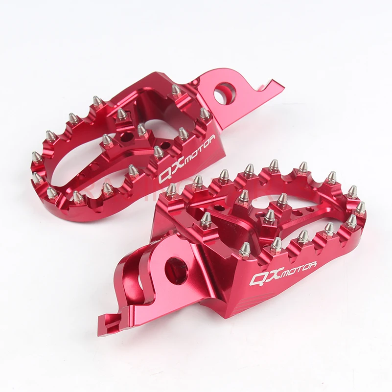 

CNC Billet MX Foot Pegs Rests Pedals Footpegs For crf450r crf 450 crf250r crf250x CR125/250 Motorcycle Free Shipping