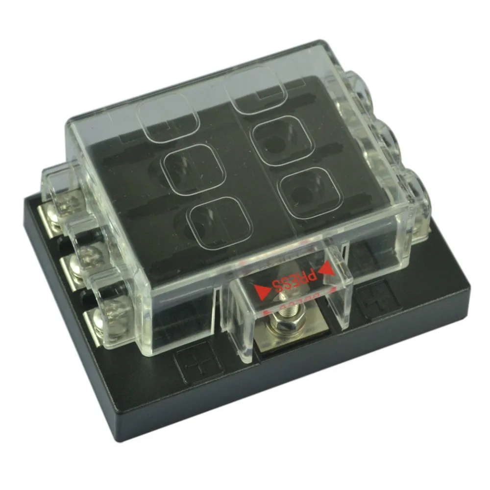 6 Way Blade Fuse Box Block Holder Circuit For Auto RV Boat Marine 12V/24V-in Fuse Components from Home Improvement on Aliexpress.com | Alibaba Group