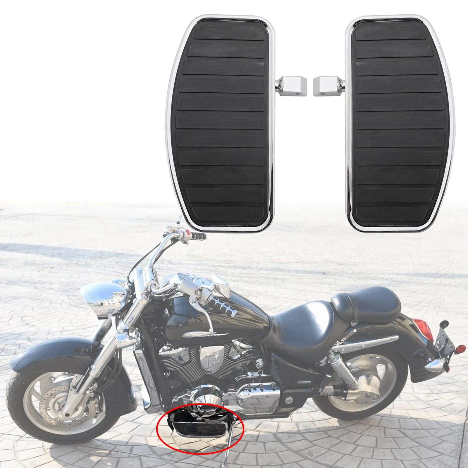 Artudatech передняя или Задняя нижняя доска для Honda VTX 1800 1300 Suzuki VL800 VL400