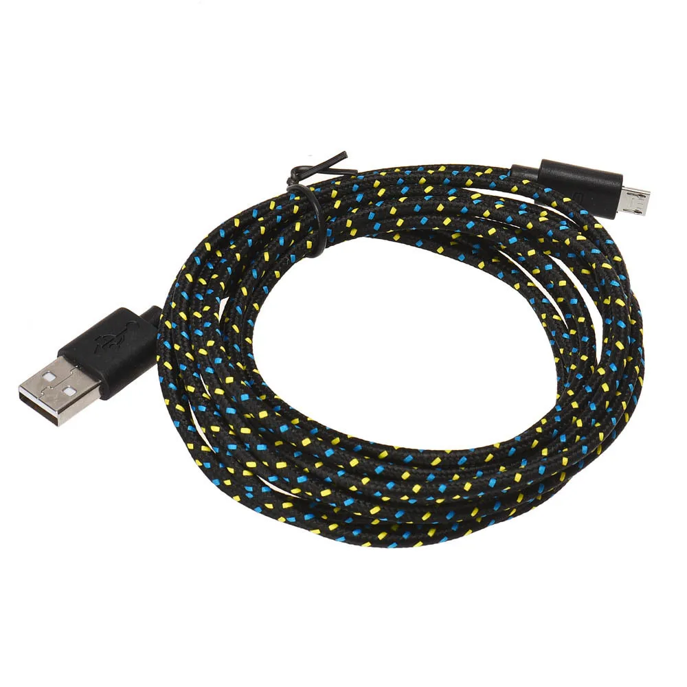 EPULA 3Mv8 нейлоновый usb кабель 1 м/3 м для синхронизации данных зарядки Iphone Samsung HTC Sony Moto