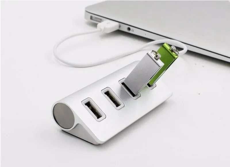 Powstro высокоскоростной адаптер 4 порта USB разветвитель адаптер USB разветвитель для Apple Macbook Air ноутбук концентратор компьютера портативный OTG концентратор