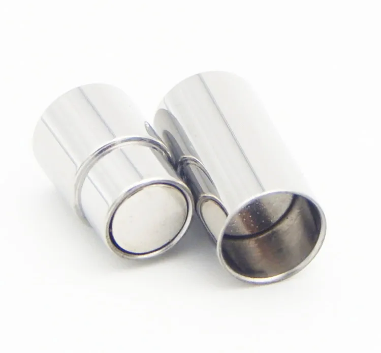 Stainless Steel Clasps Rope Bracelet End Connectors for 2mm