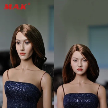 

1/6 Scale Soldier Toys Figure Accessory Girl Female Women Head Sculpt for 12" Action Figure Body Toys