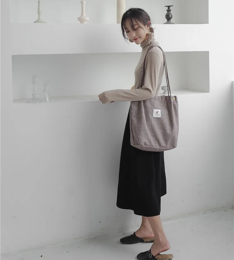 women bags shopping bag plaid women's handbag (37)