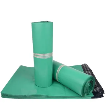 

50pcs/Lot The green Logistics Courier Bag Courier Envelope Shipping Bags Mail Bag Envelope Self Adhesive Seal Plastic Pouch
