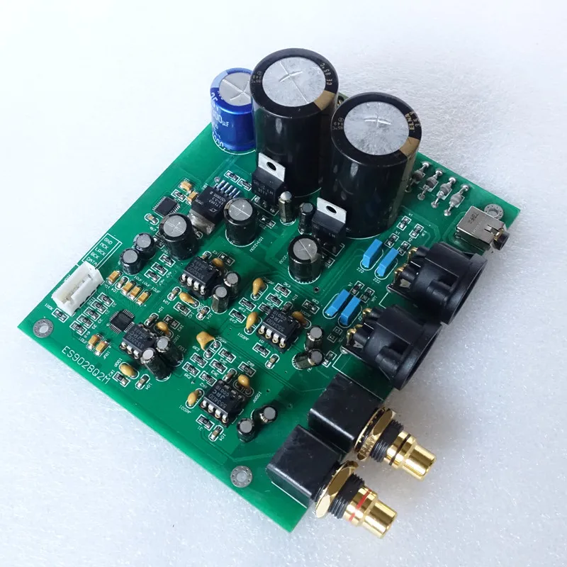 WEILIANG AUDIO ES9028Q2M decoding board I2S input RCA/XLR/3.5mm output