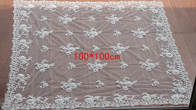 ucretsiz kargo fildisi dantel masa ortusu kapak el yapimi boncuklu payetli kare islemeli carsaf ivory lace lace ivorylace beading aliexpress