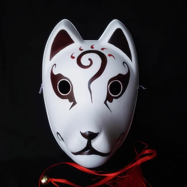 Full Face Hand Painted PVC Masks Japanese Style Naruto Hatake Kakashi