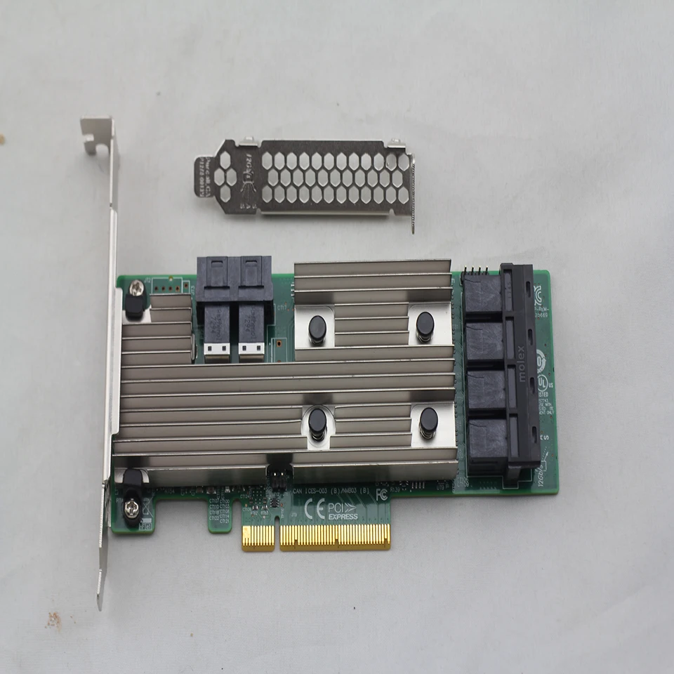 9305-24I SFF8643* 6 PCIe3.0 X8 12 ГБ/сек. SAS/SATA Raid и надписью «HBA» Hostraid0/1/10/5(IRM