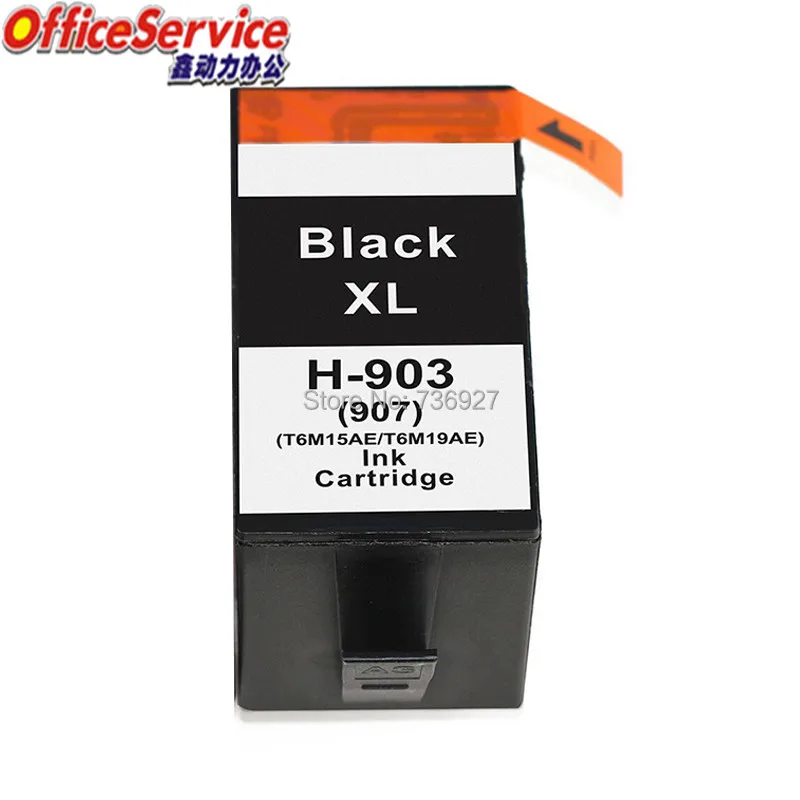Koop 1 zwart Compatibele Inkt Cartridge Voor HP903 hp907 903 907, pak voor Officejet Pro 6975 6976 6963 6968 printer in Europa maket