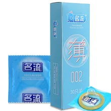 MingLiu 30pcs brand man quality ultra super thin condon 002 penis sleeve Intimate condoms kondom adult sex toy product for men