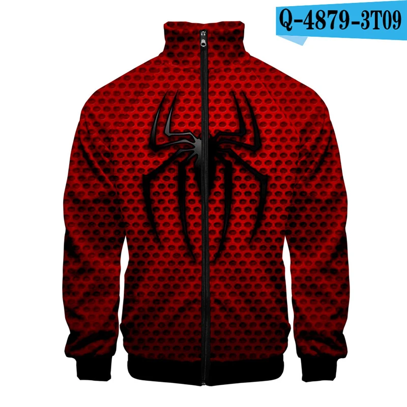 

Spiderman Far From Home Zipper Hoodie Harajuku Peter Parker Marvel Oversized Jacket Long Sleeve 3D Clothing Printed Movie Jacket