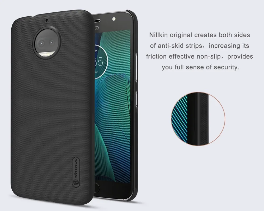 Для Moto G5/G5 Plus чехол Nillkin Матовый твердый пластиковый чехол на заднюю панель для Motorola Moto G5s/G5s Plus чехол с защитой экрана