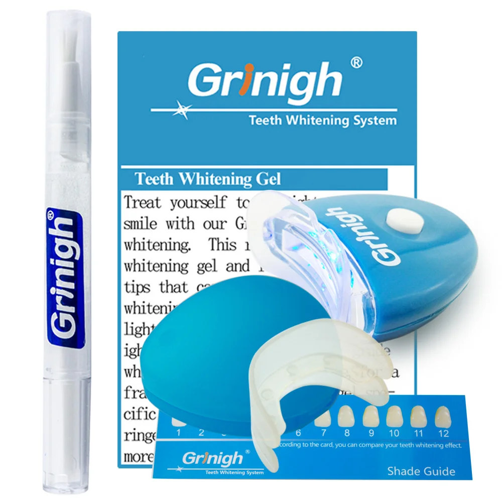 Grinigh Portable Teeth Whitening Applicator System 1 Pen Kit with 10