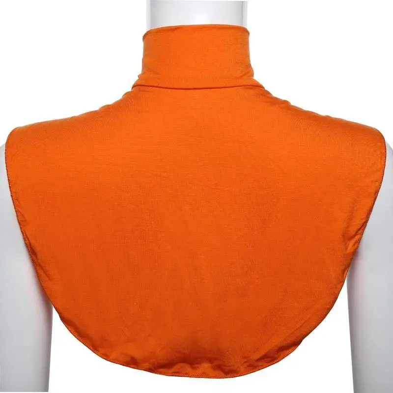 Мусульманский Исламский хиджаб для женщин, удлиняющий шею, грудь, задняя крышка, модальный мягкий шарф, накидка на шею, головной убор, шаль, одежда мира - Цвет: orange