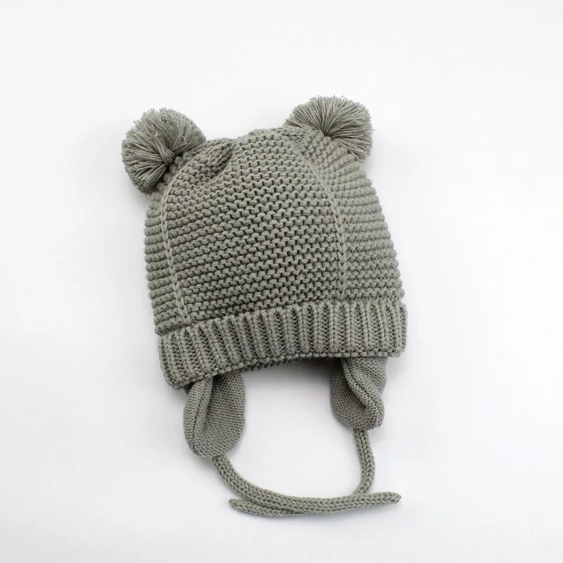 3 Sizes Baby Hats 0-2 Years Boys Girls Hats Kids Winter Bonnet Enfant Hat For Children Baby Muts KF744