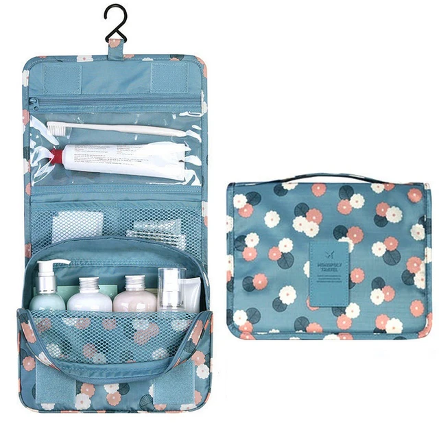 Portable Bathroom Hanging Toiletry Bag Holder Makeup Organizer Portable Bathroom Hanging Toiletry Bag Holder Makeup Organizer Storage Travel Shower Pouch Waterproof Wash