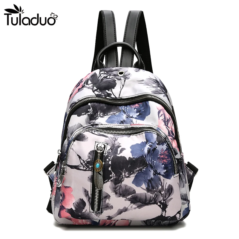 

Only Black Is Available Backpack Chinese Wind Bag Rucksack Mochila National Wind Teenagers Daypacks Small Backpacks
