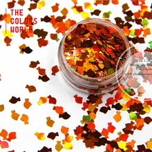 Tca401 лазерный свет Медь Цвет Золотая рыбка 6 мм Размеры блеск пыли, зеркальный блеск для ногтей, tatto, книги по искусству и другие украшения