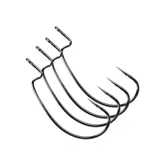 Рыболовные крючки 10 шт./лот широкий живот Кривошип крючки рыболовный червь приманка для рыболовного крючка океан рыболовные снасти лодка рыбалка