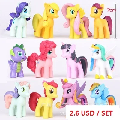 

12 PCS / SET Cute little Zootopia Thomas Poni Dolls Anna and Friends Elsa Action Figure Dolls Children Toys Set