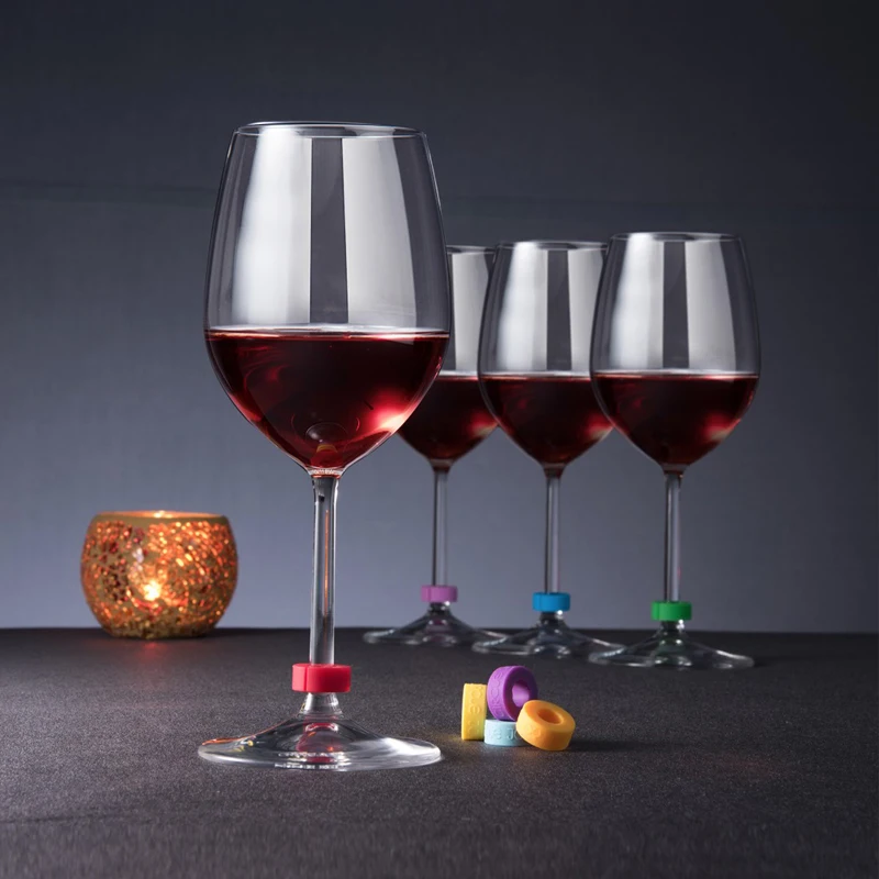 8 шт. Xiaomi Circle Joy Wine glass идентификационное кольцо идентификационные маркеры красное вино пищевой контакт уровень широкий диапазон чашек lig