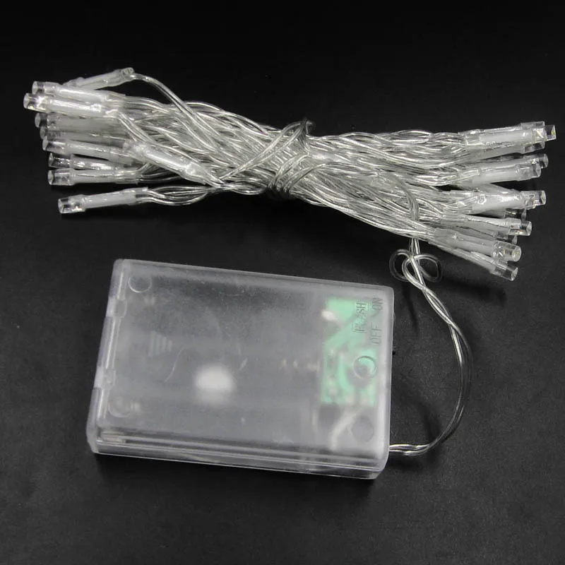 Battery Powered 30 LEDs Christmas String Fairy Lights Warm white for Wedding Party