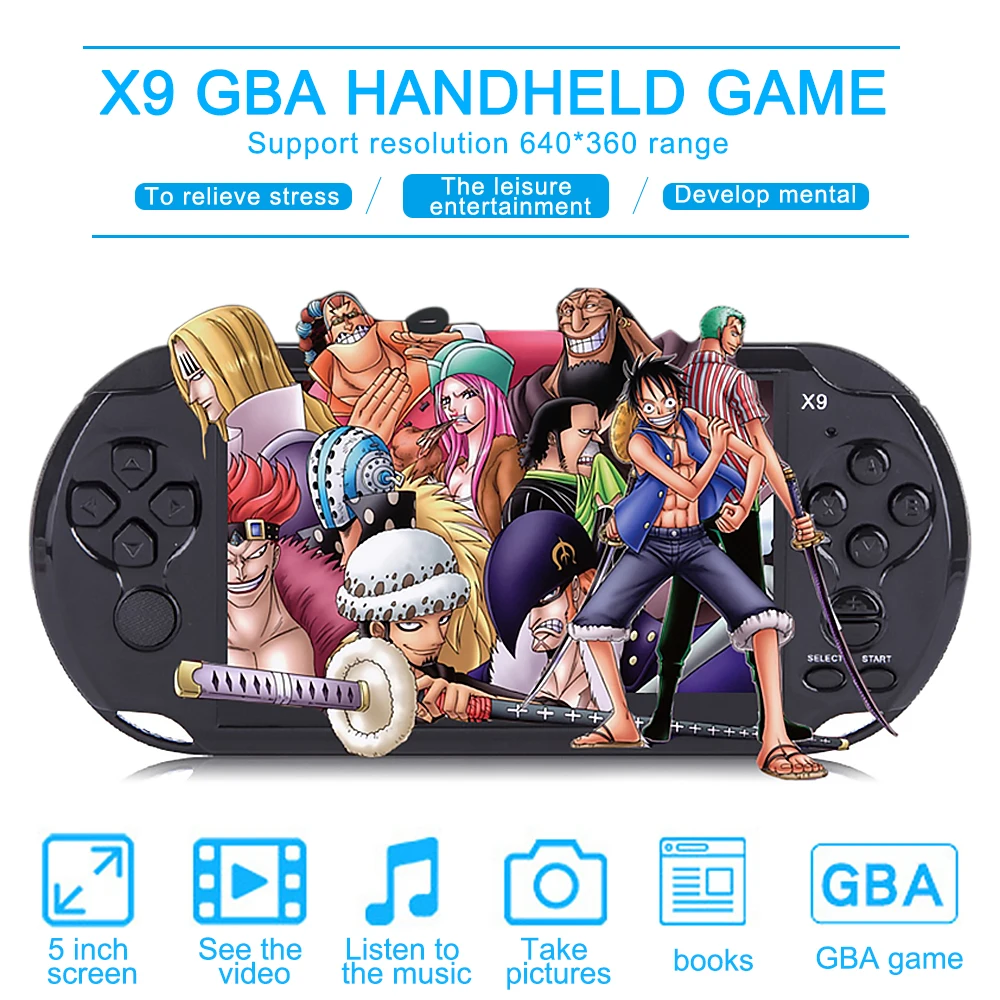 New Arrival X9 5 0 Large Screen Handheld font b Game b font Player Support TV