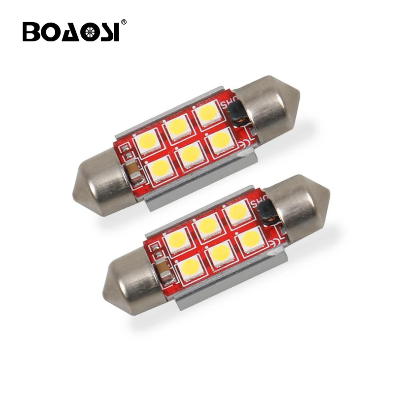 

2x C5W LED Canbus Bulbs 31mm 36mm 39mm 41mm Festoon Light with Cree Chips Auto Dome Lamp License Plate Car Interior Bulb 12V