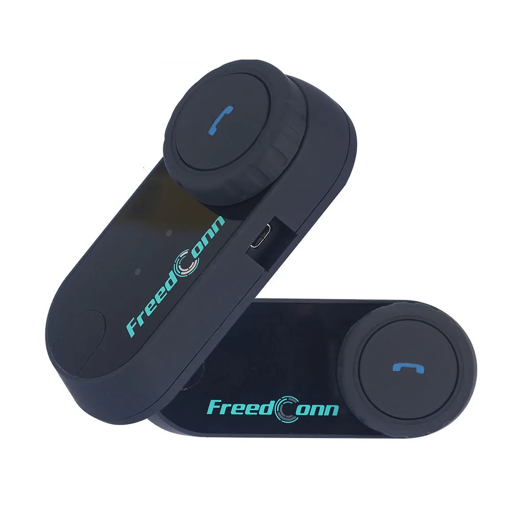 2 шт. FreedConn оригинальный FM Интерком 100 м Bluetooth мотоциклетный шлем T COM OS Interphone