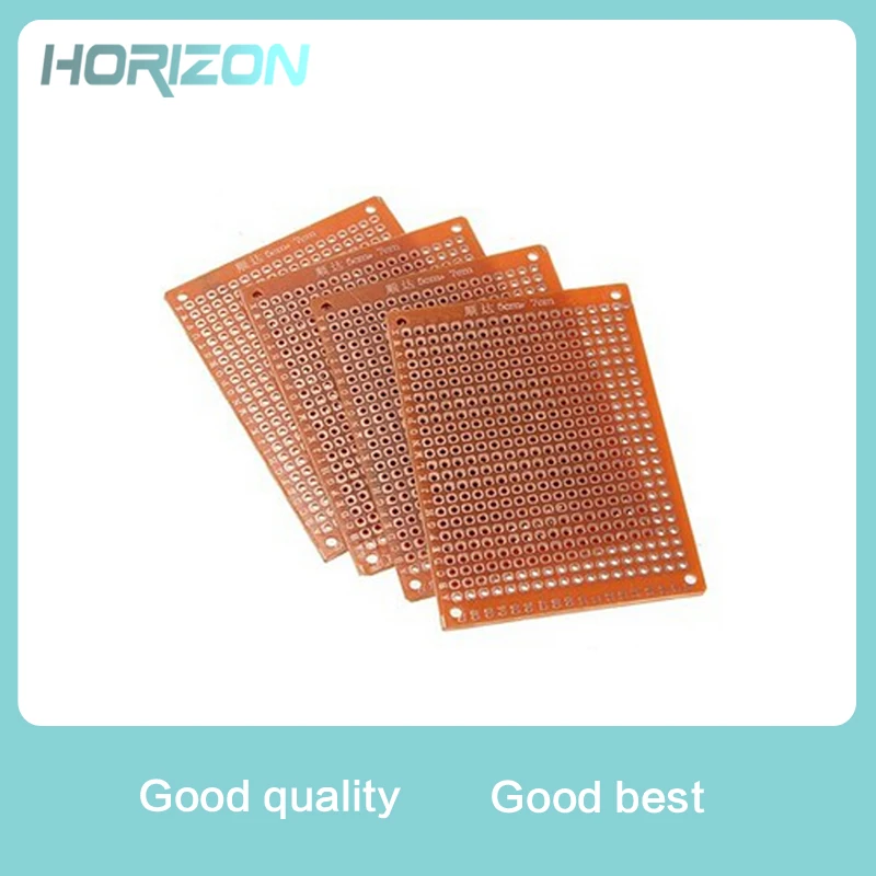 

Hot 10Pcs 5*7 PCB 5x7 PCB 5cm 7cm DIY Prototype Paper PCB Universal Board yellow