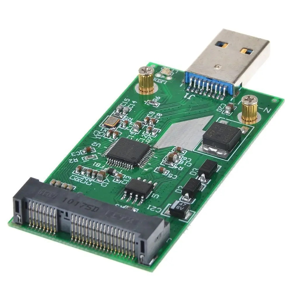 Usb 3,0 к Mini Pcie Msata Ssd Внешний Msata к Usb 3,0 Ssd конвертер адаптер