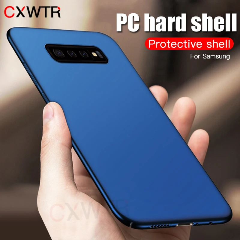 

Matte PC Hard Phone Case For Samsung Galaxy S10 Lite S8 S9 Plus Note 9 8 Back Cover For Samsung A5 A6 A8 Plus 2018 A7 2018