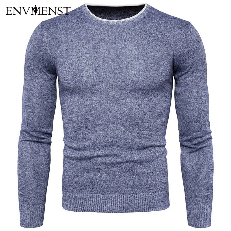 Fashion Solid Color Designer Men Pullover Sweaters 2017 Auutmn Winter New Brand O Neck Slim Fit
