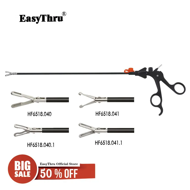 

Laparoscopic Surgical Instruments Atraumatic 5mm Grasping Forceps Can be used for surgery and medical teaching and training
