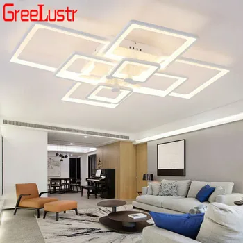 

Modern led square Ceiling Light Remote Controlling acrylic Dimming Luminarias Para Sala Bedroom Ceiling Lighting 90-260V
