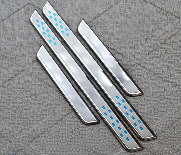 

For VW For Toyota VENZA 2009 2010 2011 2012 2013 2014 2015 Stainless steel Door Sill Scuff Plate Guards Cover Trim