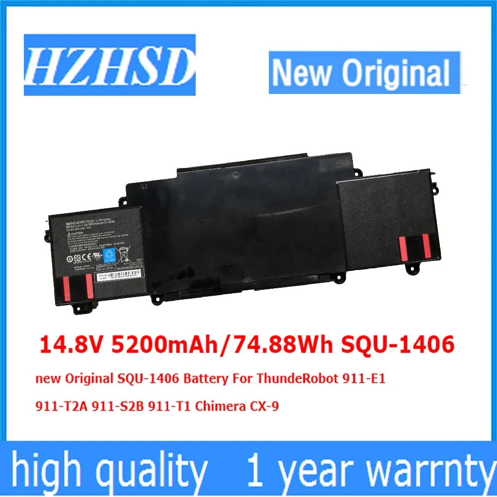 cheap 14.8V 14.4V 5200mAh 74.88Wh SQU 1406 new Original Battery For ThundeRobot 911 E1 911 T2A 911 S2B 911 T1 Chimera CX 9
