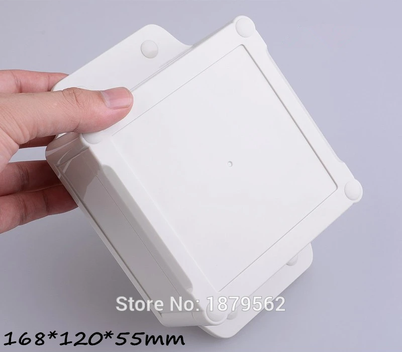 168*120*55 мм пластмассовый, водонепроницаемый корпус для электронного проекта ABS Корпус DIY управление приборами розетка выключатель коробка
