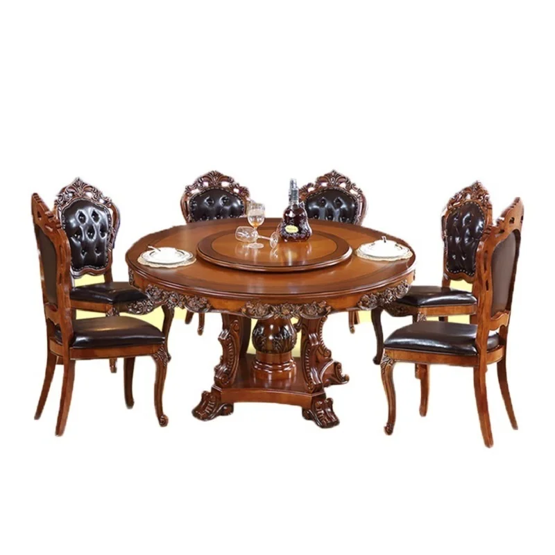 

Moderne De Jantar Meja Makan A Langer Escrivaninha Room Set Redonda Vintage Wooden Round Mesa Desk Tablo Bureau Dining Table