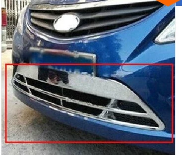 2010-2011 для Hyundai VERNA/Solaris 4dr Sedan и 5dr хэчбек ABS Хромированная передняя решетка Вокруг