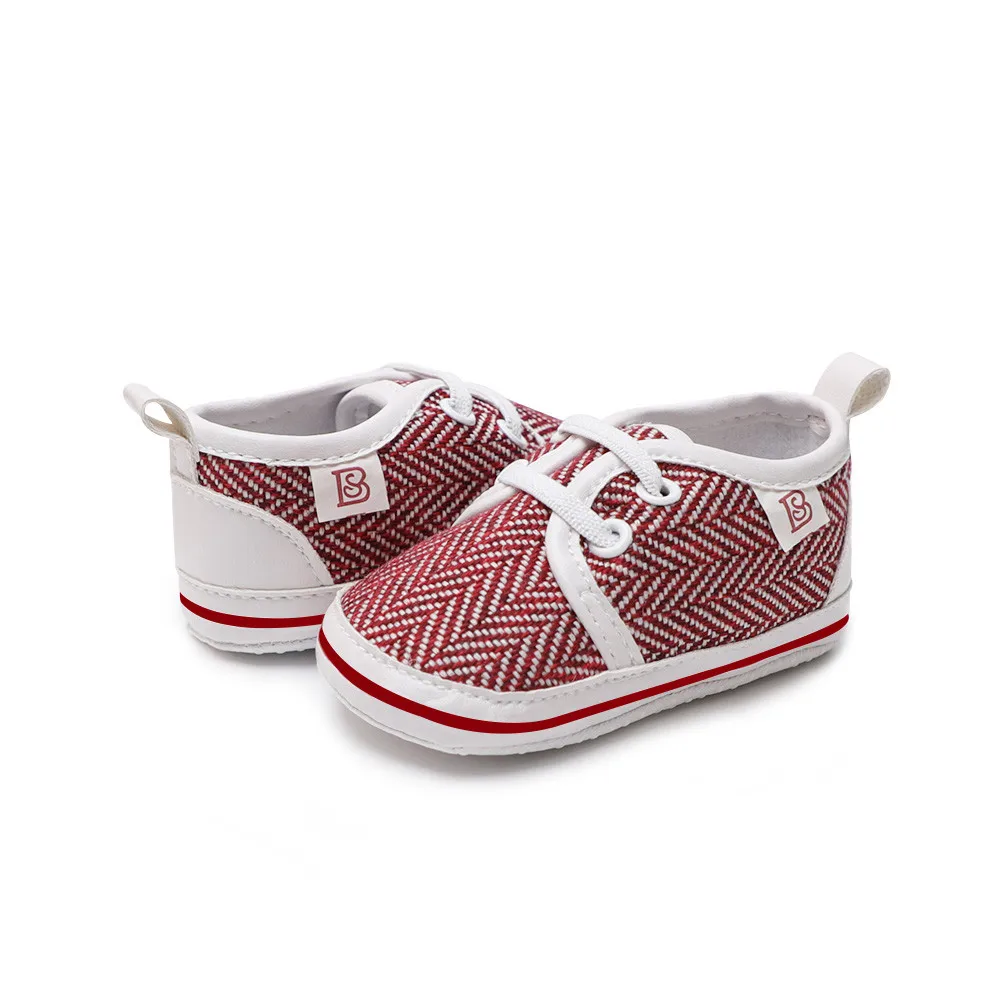 Toddler Infant Baby Boys Girls Crib Splicing Soft Sole Anti-Slip Shoes Sneakers first walkers sapatos infantil2.489