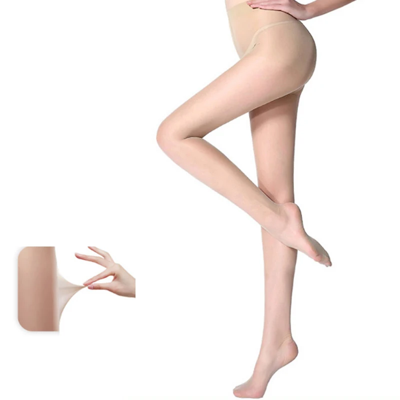 Skin Color LNRRABC сексуальные удобные чулки обновленные супер эластичные 30D анти-крюк провода большой размер Тощий ноги шелковые колготки - Цвет: Skin Color