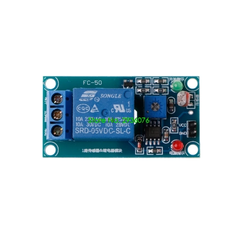 

5V Photoswitch Light Sensor Switch LDR Photoresistor Relay Module Detection Board Drop Ship Support
