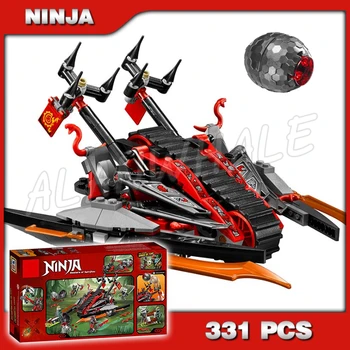 

331pcs Ninja Vermillion Invader Vehicle Catapult 10580 DIY Model Building Blocks Kids Assemble Toys Bricks Compatible with