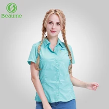 Beaume Кемпинг походные рубашки Защита от УФ-лучей высокое качество Спорт на открытом воздухе женские# FJB42046