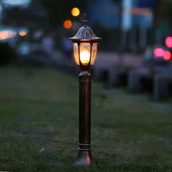 

Fashion garden lawn lamps vintage outdoor lights backyard lawn bollards decoration lampki ogrodowe